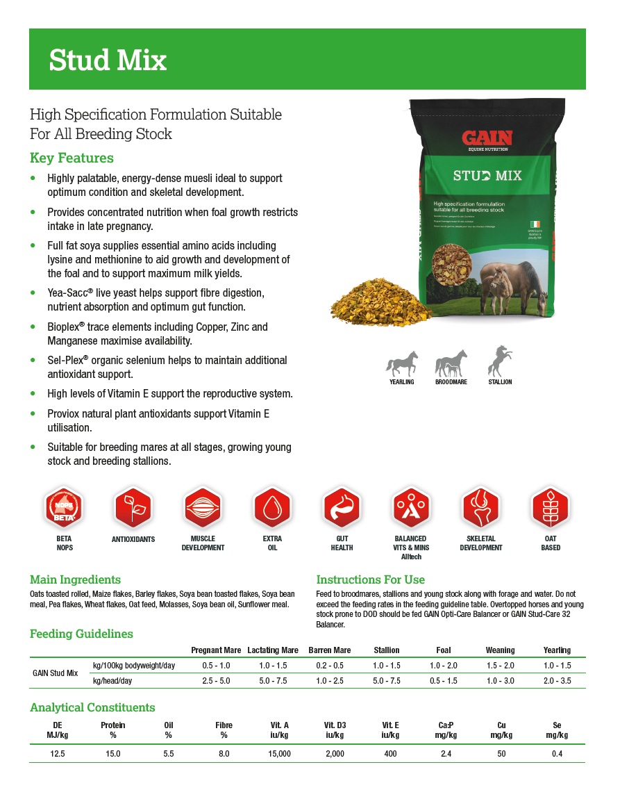 Gain Stud Mix (E) 20 KG - Image 2